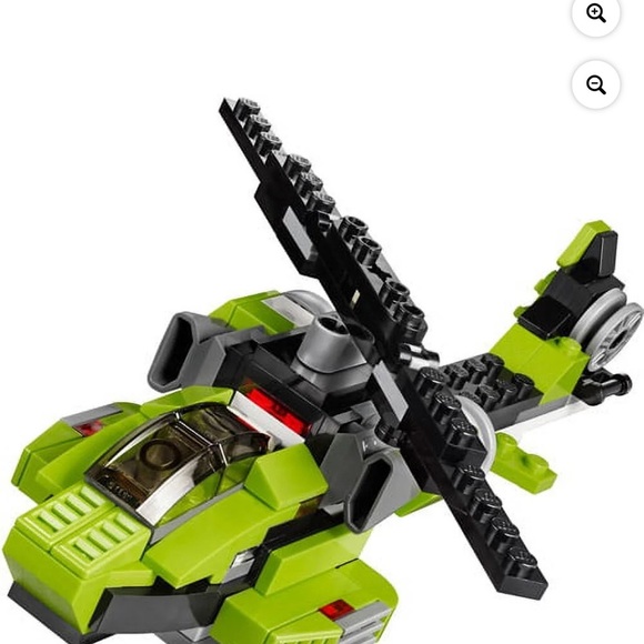 LEGO Creator 31007 Power Mech NEW! 3-in-1 Helicopter Pickup Truck Lime Green - Picture 5 of 10